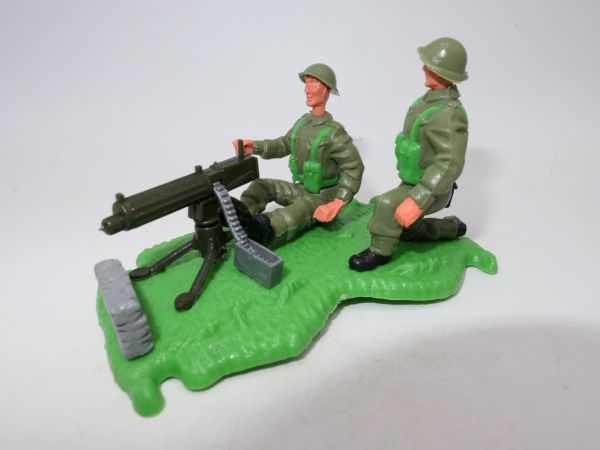 Timpo Toys MG position with Englishmen