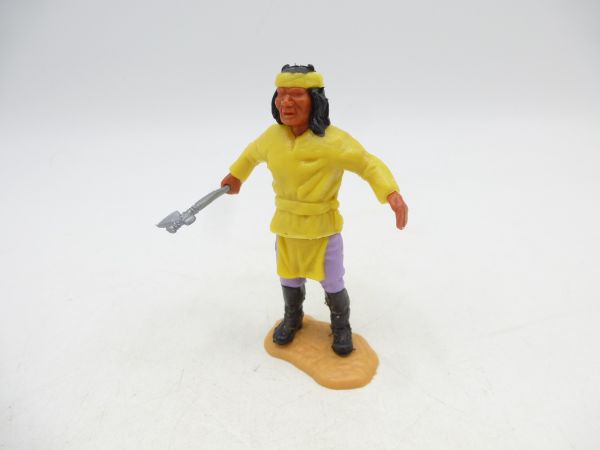 Timpo Toys Apache (yellow) with tomahawk sideways