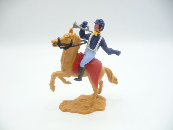 Timpo Toys Union Army Soldier 3rd version riding with trumpet