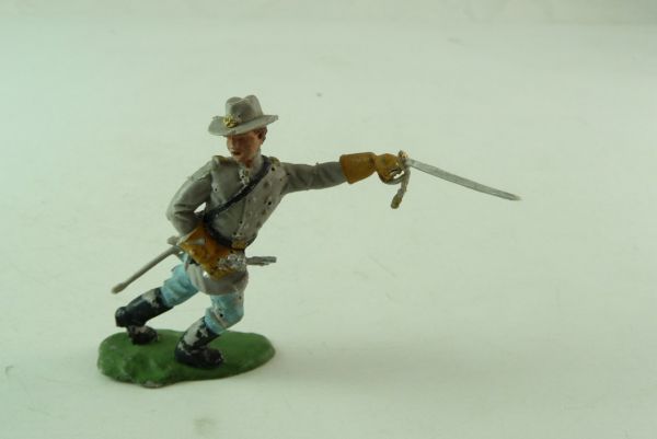 Britains Solids Confederate Army Officer with sabre and pistol