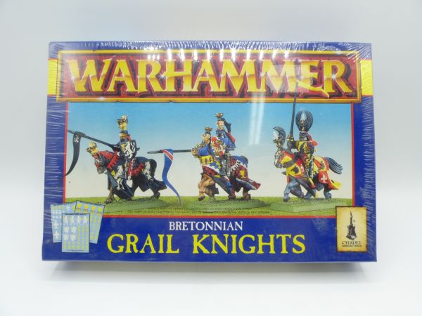Citadel Miniatures Warhammer, Breton Grail Knights, No. 0541 - orig. packaging, shrink-wrapped