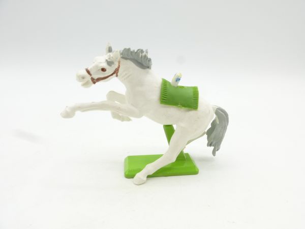 Britains Deetail Pferd aufsteigend, weiß, grüne Decke