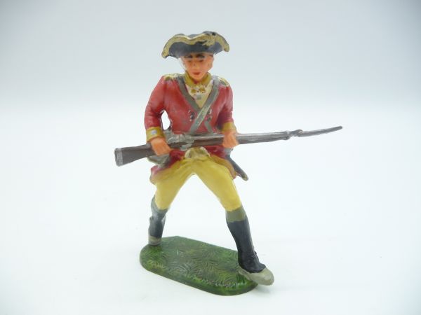 Elastolin 7 cm Britische Grenadiere: Soldat mit Gewehr vorgehend, Nr. 9142