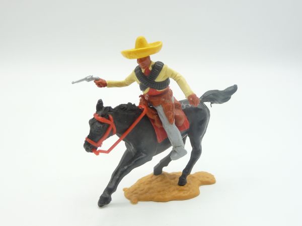 Timpo Toys Mexican riding with pistol, light-yellow/red