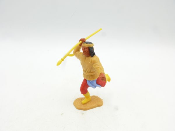 Timpo Toys Apache beige mit Speer, laufend