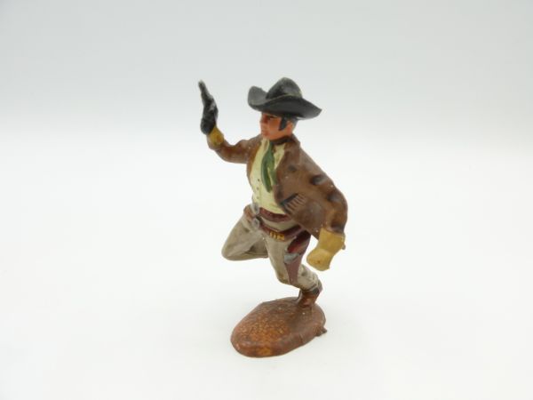 Reisler Gentleman / Cowboy running with pistol - great painting