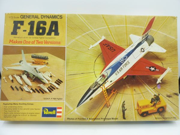 Revell 1:72 F-16A General Dynamics, No. H222 - orig. packaging, box with traces of storage