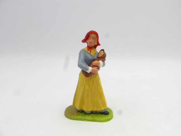 Preiser 7 cm Settler woman with child, No. 7707 - rare