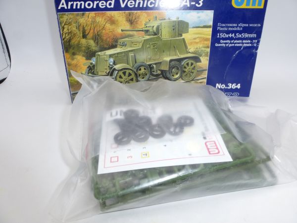 UM 1:72 Armored Vehicle BA-3, No. 364 - orig. packaging