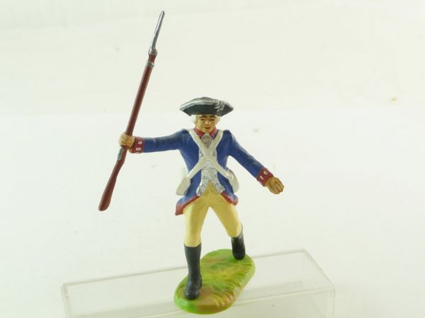 Preiser 7 cm Prussians soldier storming with rifle, No. 9143 - unused
