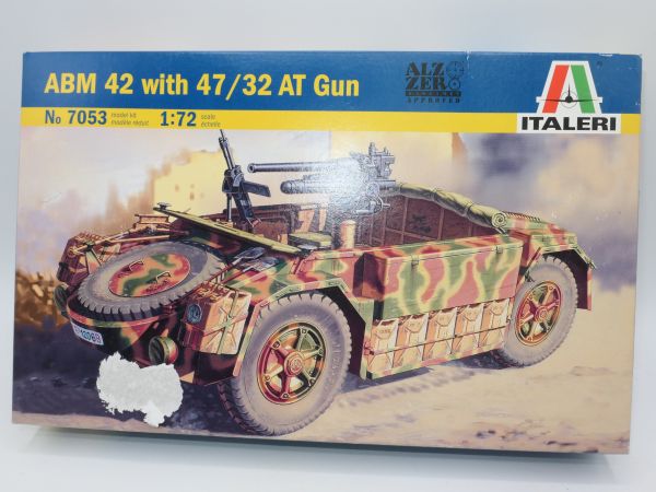 Italeri ABM42 with 47/32 AT Gun, No. 7053 - orig. packaging, on cast