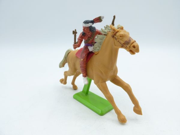 Britains Deetail Apache on horseback with tomahawk + pistol - top condition