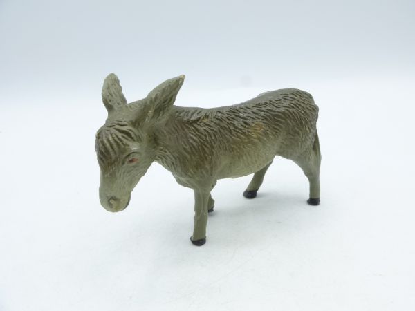 Donkey standing, height 6,5 cm, marked with Switzerland (Switzerland)