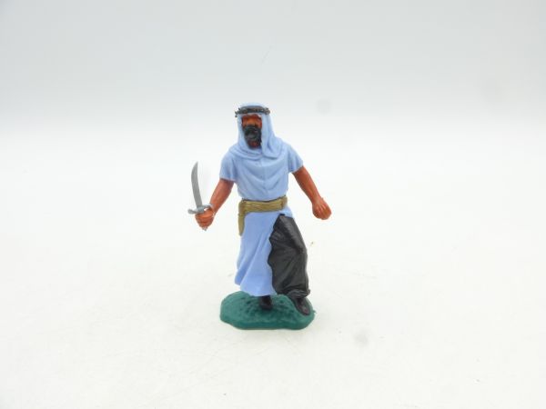 Timpo Toys Arab on foot with dagger, light blue