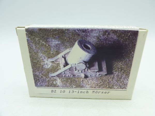 Fine Scale Factory 1:72 13-inch mortar BZ 10, material: pewter - orig. packaging