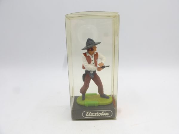 Preiser 7 cm Cowboy shooting from the hip, No. 6973 - orig. packaging, brand new