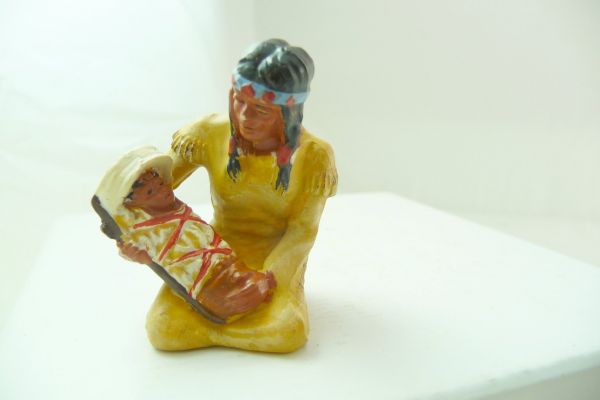 Elastolin 7 cm Indian woman with child, No. 6833, painting 2