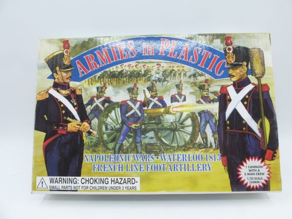 Armies in Plastic Napoleonic Wars, Waterloo 1815, French Line Foot Artillery