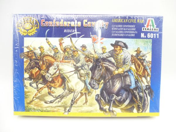 Italeri 1:72 Confederate Cavalry, No. 6011 - orig. packaging, shrink-wrapped
