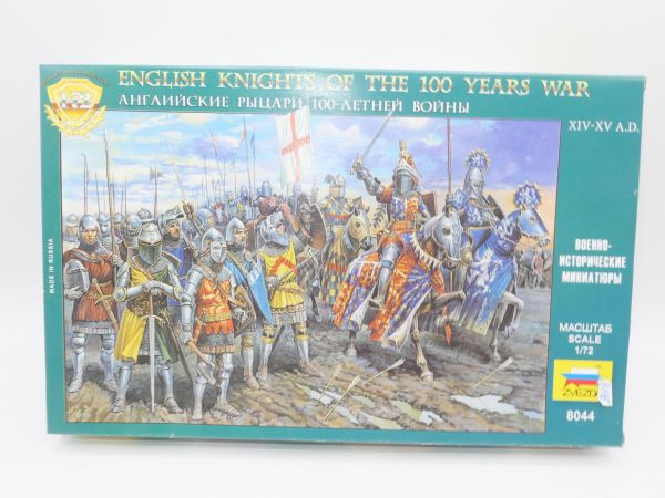Zvezda 1:72 English Knights of the 100 Years War, Nr. 8044 - OVP, am Guss