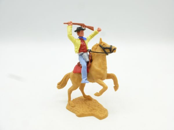 Timpo Toys Cowboy 3. Version reitend, kolbenschlagend