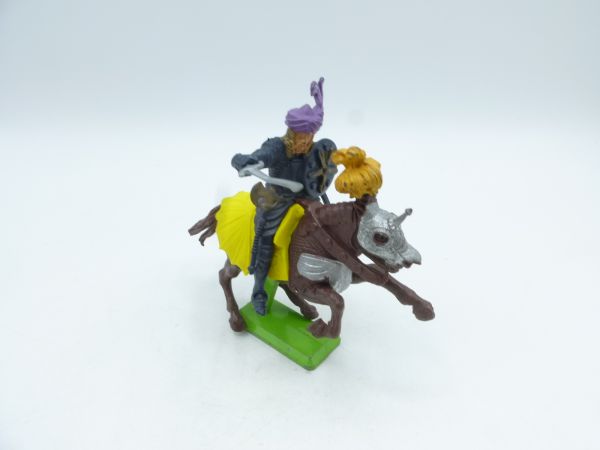 Britains Deetail Saracen on horseback thrusting with scimitar