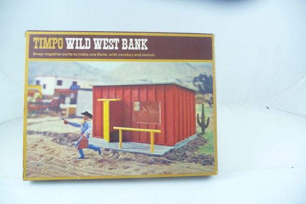 Timpo Toys Wild West Bank, No. 264 - orig. packaging, complete, small parts in original bag