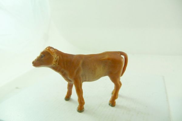 Elastolin Calf standing, No. 3808, brown - early painting, see photos