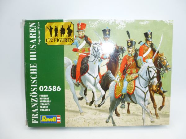 Revell 1:72 Nap. Wars French Hussars, No. 2586 - orig. packaging, on cast