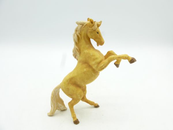 Elastolin soft plastic Horse rearing, beige