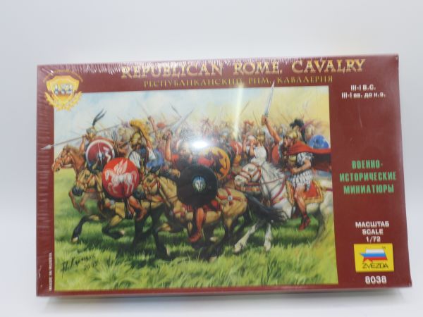 Zvezda 1:72 Republican Rome Cavalry, No. 8038 - orig. packaging, shrink wrapped