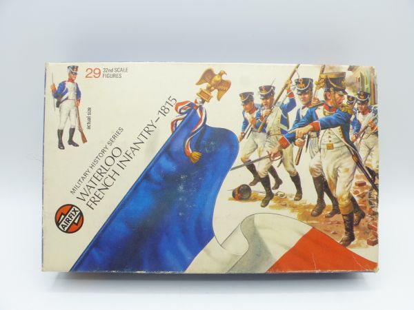 Airfix 1:32 Waterloo French Infantry, No. 51463-5 - orig. packaging, complete