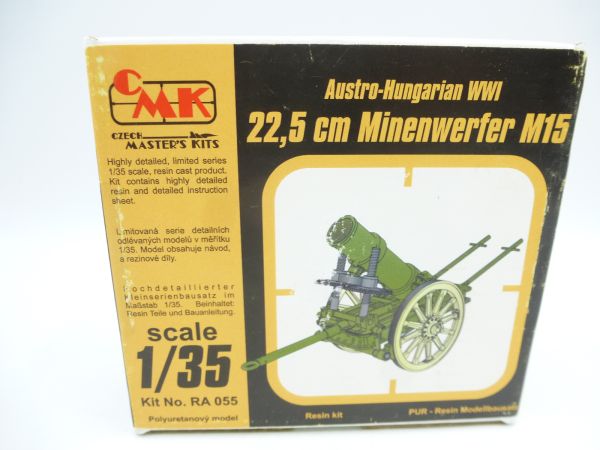 CMK 1:35 Austro-Hungarian WW I 22,5 cm mine launcher resin