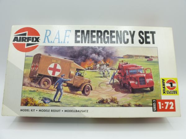 Airfix 1:72 Series 3 R.A.F. Emergency Set, No. 3304 - orig. packaging, complete