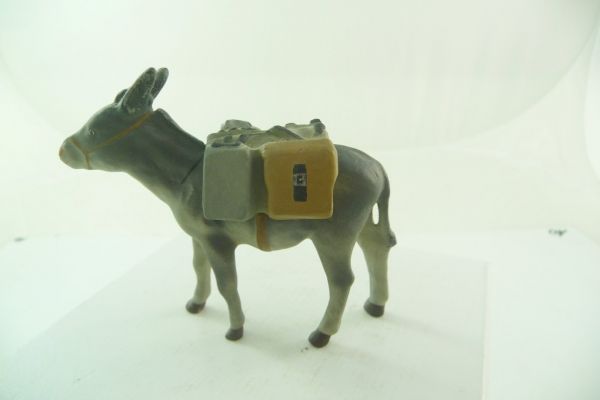 Donkey with load - reproduction / modelling suitable for 7 cm Elastolin