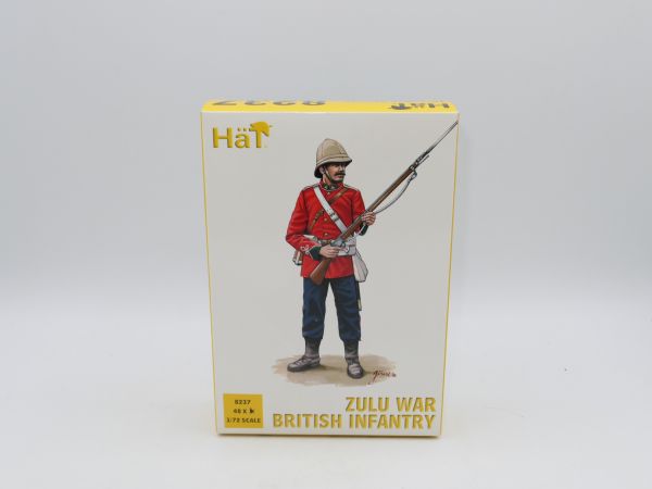 HäT 1:72 Zulu War British Infantry, No. 8237 - orig. packaging, on cast