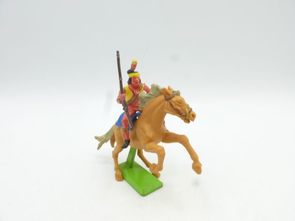 Britains Deetail Apache riding with rifle in right hand