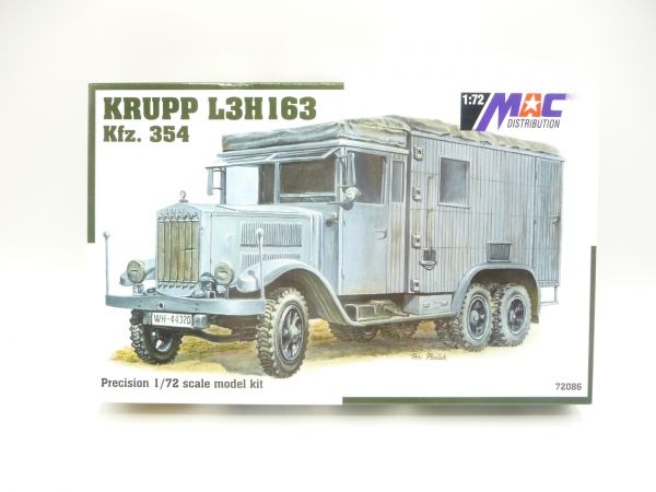 MAC Distribution Krupp L3H 163 Kfz 354, Nr. 72086 - OVP, Teile am Guss