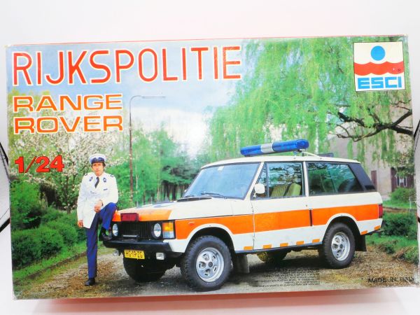 Esci 1:24 Rijkspolitie Range Rover, Nr. 3039 - OVP, viele Teile am Guss