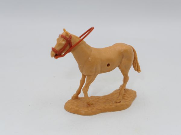 Timpo Toys Horse walk, beige, brown bridle