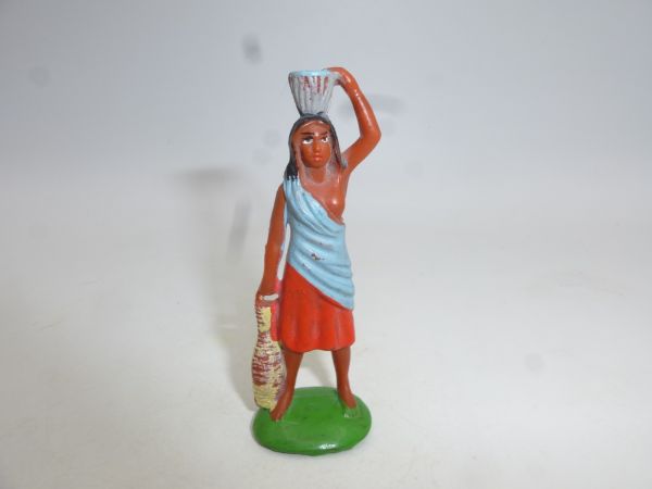 Indian woman with vessels (7 cm size)