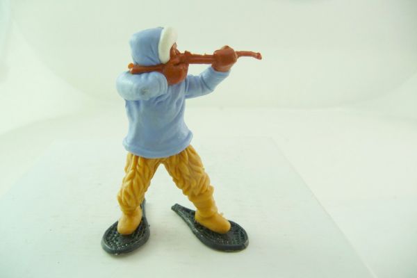 Timpo Toys Eskimo firing with rifle - rare beige legs
