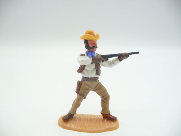 Timpo Toys Cowboy 4. Version, Gewehr schießend - schöne Kombi