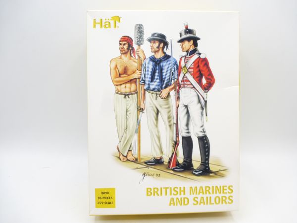HäT 1:72 British Marines and Sailors, No. 8098 - orig. packaging, on cast