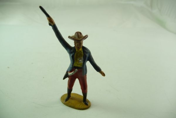 Merten Sheriff firing with pistol in the air - rare figure