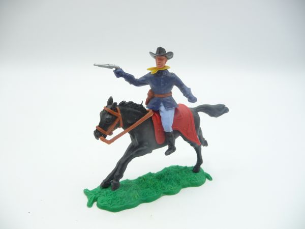 Timpo Toys Union Army Soldier on horseback, officer with pistol