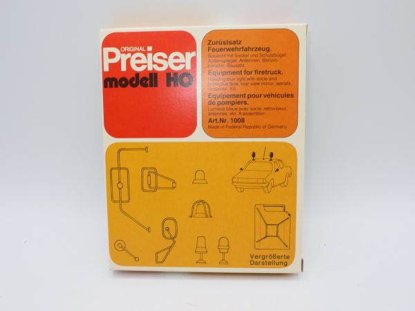 Preiser H0 Fire engine kit, no. 1008 - orig. packaging
