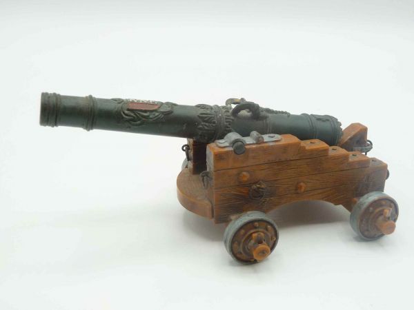 Elastolin 7 cm (beschädigt) Fortress gun Scorpion, No. 9812 - damage see photos
