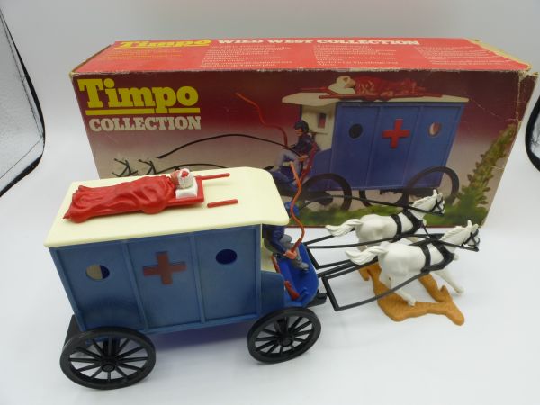 Timpo Toys Hospital carriage, ref. No. 277 - orig. packaging, carriage used condition