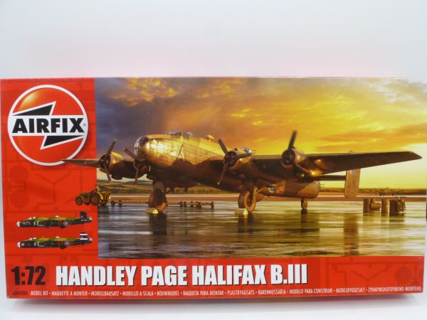 Airfix 1:72 Handley Page Halifax B.III, No. A06008A - orig. packaging (Red Box)